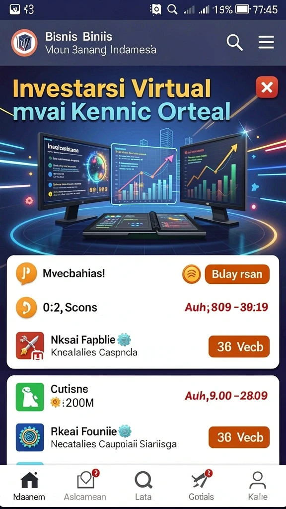 567slots - Tampilan interface yang menarik dan mudah digunakan.