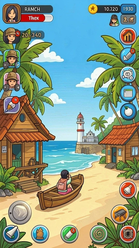 66d - Tangkapan layar menampilkan grafik yang memukau dan detail lingkungan.
