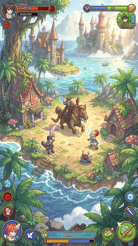66d - Tangkapan layar menunjukkan fitur multiplayer yang memudahkan interaksi antar pemain.