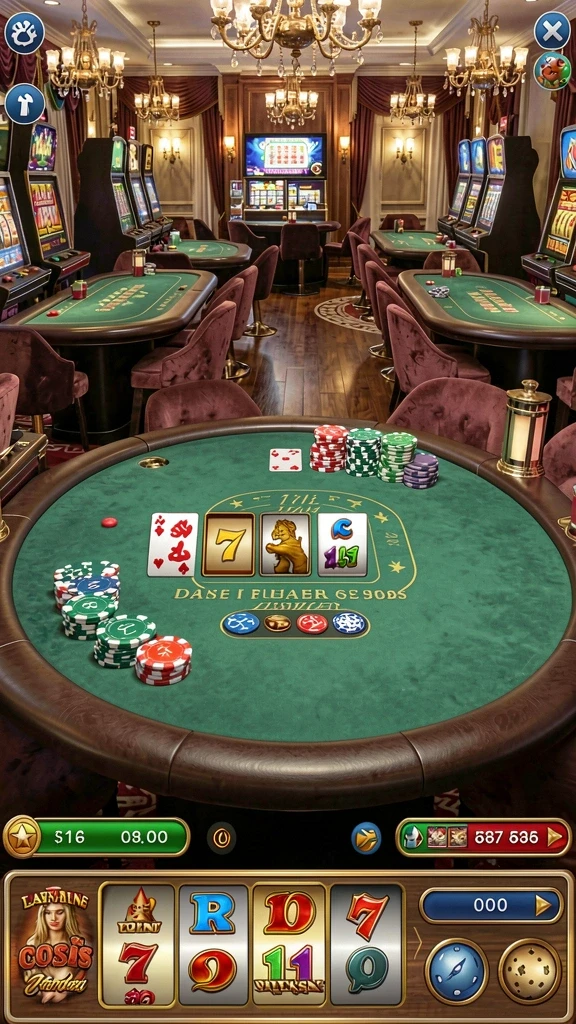 8728slots - Tampilan antarmuka yang menarik dan ramah pengguna.