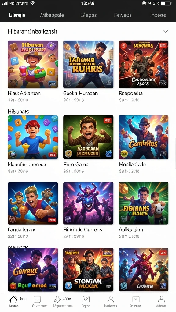 9n9n - Screenshot menampilkan karakter utama dalam aksi.