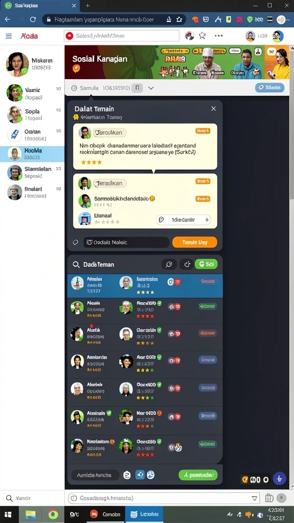 okjkt - Tampilan antarmuka yang menarik dan user-friendly.