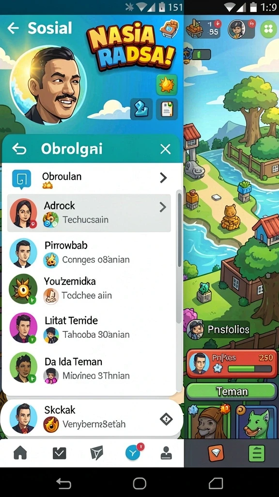 okjkt - Karakter-karakter unik dengan desain yang menarik.
