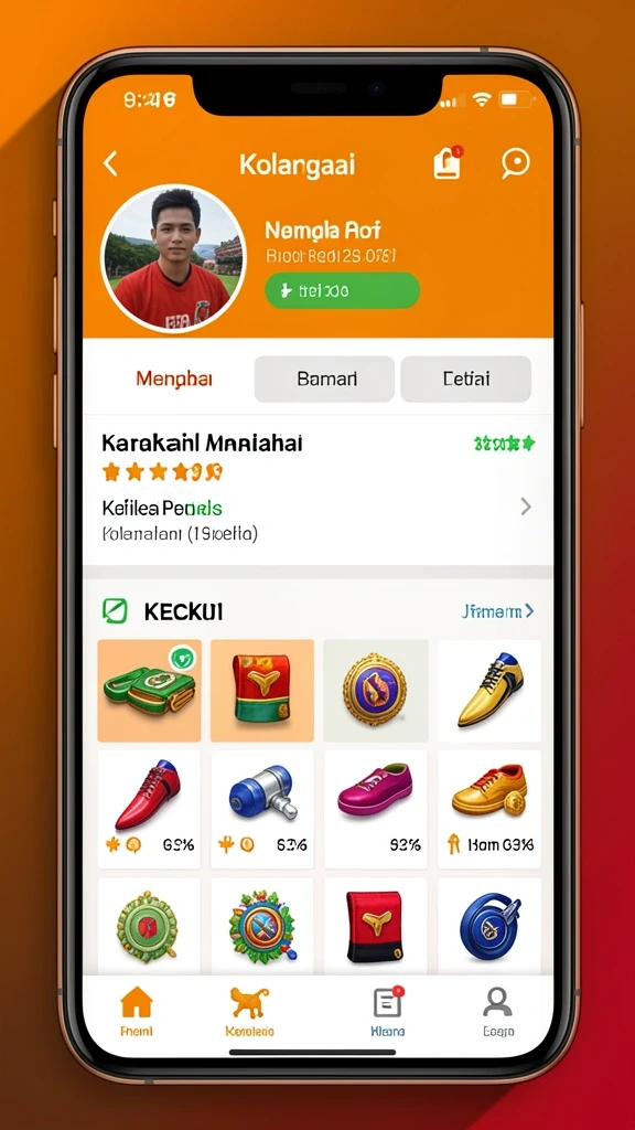 rploot - Karakter menarik dengan desain unik.